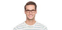 Load image into Gallery viewer, Brown Rectangle Full Rim Unisex Eyeglasses by Vincent Chase Online-115272