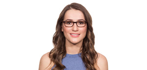 Brown Rectangle Full Rim Unisex Eyeglasses by Vincent Chase Online-115272