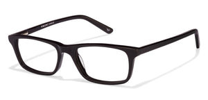 Black Rectangle Full Rim Unisex Eyeglasses by Vincent Chase VC-115273