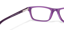 Load image into Gallery viewer, Purple Rectangle Full Rim Women Eyeglasses by Vincent Chase Online-115276