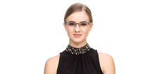 Load image into Gallery viewer, Silver Rectangle Half Rim Unisex Eyeglasses by Vincent Chase Online-120089