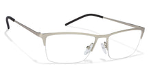 Load image into Gallery viewer, Silver Rectangle Half Rim Unisex Eyeglasses by Vincent Chase Online-120089