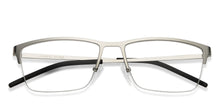 Load image into Gallery viewer, Silver Rectangle Half Rim Unisex Eyeglasses by Vincent Chase Online-120089