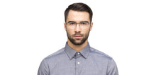 Load image into Gallery viewer, Silver Rectangle Half Rim Unisex Eyeglasses by Vincent Chase Online-120089