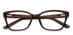Brown Wayfarer Full Rim Unisex Eyeglasses by Lenskart Air Online-121858