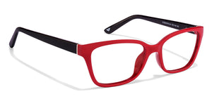 Red Wayfarer Full Rim Unisex Eyeglasses by Lenskart Air Online-115389