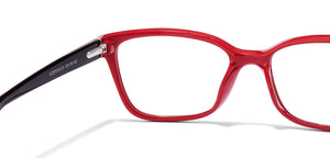 Red Wayfarer Full Rim Unisex Eyeglasses by Lenskart Air Online-115389