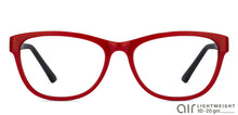 Load image into Gallery viewer, Red Cat Eye Full Rim Women Eyeglasses by Lenskart Air Online-122231