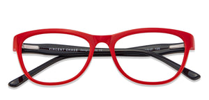 Red Cat Eye Full Rim Women Eyeglasses by Lenskart Air Online-122231