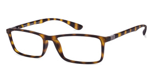 Brown Rectangle Full Rim Unisex Eyeglasses by Lenskart Air Online-115403