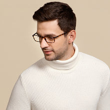 Load image into Gallery viewer, Brown Rectangle Full Rim Unisex Eyeglasses by Lenskart Air Online-115403