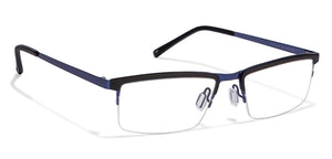 Blue Rectangle Half Rim Unisex Eyeglasses by Vincent Chase Online-116187