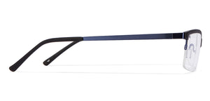 Blue Rectangle Half Rim Unisex Eyeglasses by Vincent Chase Online-116187