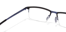 Load image into Gallery viewer, Blue Rectangle Half Rim Unisex Eyeglasses by Vincent Chase Online-116187