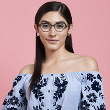 Load image into Gallery viewer, Black Cat Eye Full Rim Women Eyeglasses by Vincent Chase VC-116196