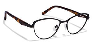 Black Cat Eye Full Rim Women Eyeglasses by Vincent Chase VC-116196