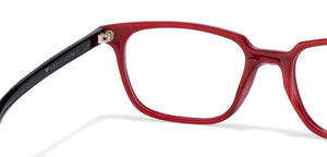 Red Rectangle Full Rim Unisex Eyeglasses by Vincent Chase Online-120360