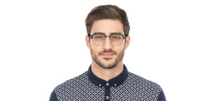 Black Clubmaster Full Rim Unisex Eyeglasses by Vincent Chase Online-116457