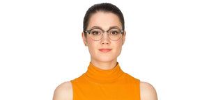 Black Clubmaster Full Rim Unisex Eyeglasses by Vincent Chase Online-116457