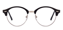 Load image into Gallery viewer, Black Clubmaster Full Rim Unisex Eyeglasses by Vincent Chase Online-116457