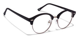 Black Clubmaster Full Rim Unisex Eyeglasses by Vincent Chase Online-116457
