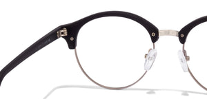 Black Clubmaster Full Rim Unisex Eyeglasses by Vincent Chase Online-116457