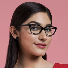 Load image into Gallery viewer, Black Cat Eye Full Rim Women Eyeglasses by Vincent Chase Online-116379
