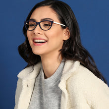 Load image into Gallery viewer, Black Cat Eye Full Rim Women Eyeglasses by Vincent Chase VC-120678