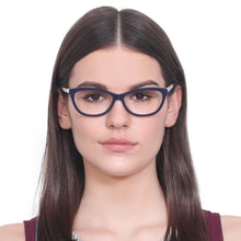 Load image into Gallery viewer, Black Cat Eye Full Rim Women Eyeglasses by Vincent Chase VC-120678
