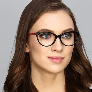 Black Cat Eye Full Rim Women Eyeglasses by Vincent Chase Online-121713