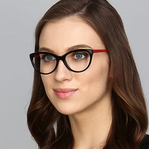 Black Cat Eye Full Rim Women Eyeglasses by Vincent Chase Online-121713