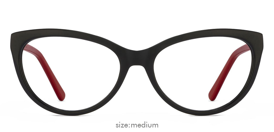 Black Cat Eye Full Rim Women Eyeglasses by Vincent Chase Online-121713