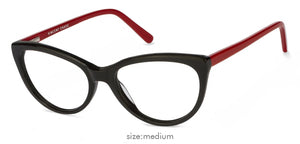 Black Cat Eye Full Rim Women Eyeglasses by Vincent Chase Online-121713