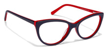 Load image into Gallery viewer, Blue Cat Eye Full Rim Women Eyeglasses by Vincent Chase Online-121715