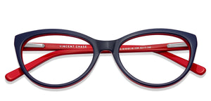 Blue Cat Eye Full Rim Women Eyeglasses by Vincent Chase Online-121715