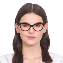 Load image into Gallery viewer, Black Cat Eye Full Rim Women Eyeglasses by Vincent Chase Online-121717