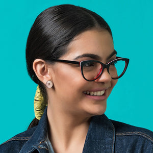 Black Cat Eye Full Rim Women Eyeglasses by Vincent Chase Online-121717