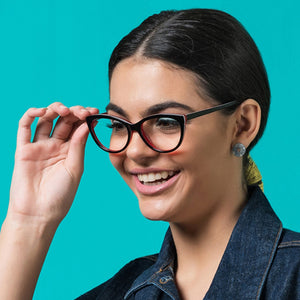 Black Cat Eye Full Rim Women Eyeglasses by Vincent Chase Online-121717