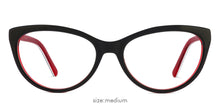 Load image into Gallery viewer, Black Cat Eye Full Rim Women Eyeglasses by Vincent Chase Online-121717