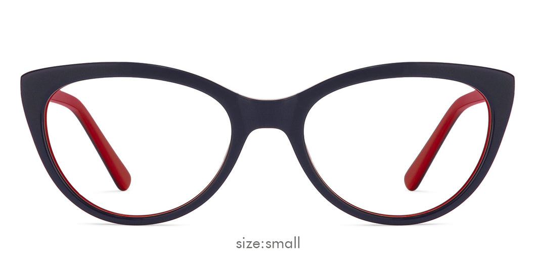 Blue Cat Eye Full Rim Women Eyeglasses by Vincent Chase Online-121723