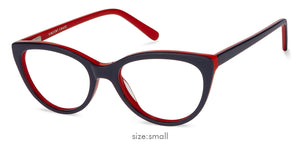 Blue Cat Eye Full Rim Women Eyeglasses by Vincent Chase Online-121723