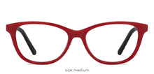 Load image into Gallery viewer, Red Cat Eye Full Rim Women Eyeglasses by Vincent Chase Online-121701