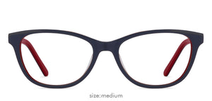 Blue Cat Eye Full Rim Women Eyeglasses by Vincent Chase Online-121703