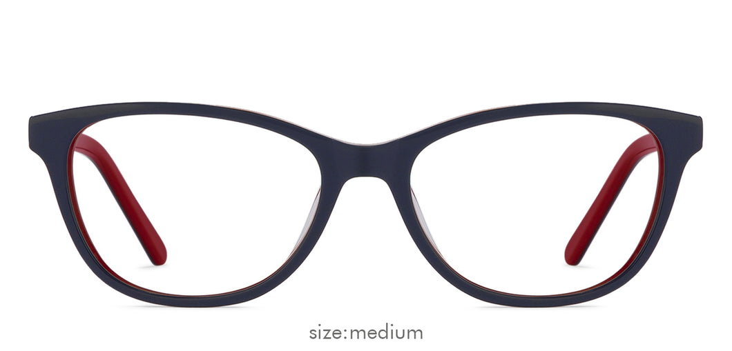Blue Cat Eye Full Rim Women Eyeglasses by Vincent Chase Online-121703