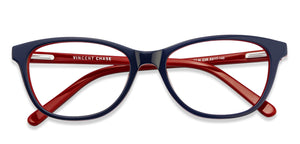Blue Cat Eye Full Rim Women Eyeglasses by Vincent Chase Online-121703
