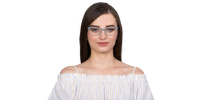 Blue Cat Eye Full Rim Women Eyeglasses by Vincent Chase Online-121707