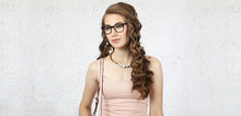Load image into Gallery viewer, Black Wayfarer Full Rim Unisex Eyeglasses by Vincent Chase Online-116417