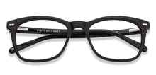 Load image into Gallery viewer, Black Wayfarer Full Rim Unisex Eyeglasses by Vincent Chase Online-116417