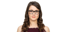 Load image into Gallery viewer, Black Wayfarer Full Rim Unisex Eyeglasses by Vincent Chase Online-116417