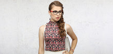 Load image into Gallery viewer, Black Square Full Rim Unisex Eyeglasses by Vincent Chase Online-116425